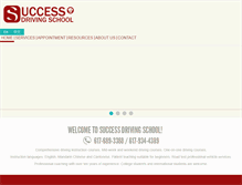 Tablet Screenshot of bostonsuccessdriving.com